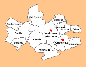 Verdun sur Garonne / Grisolles et les communes du secteur
